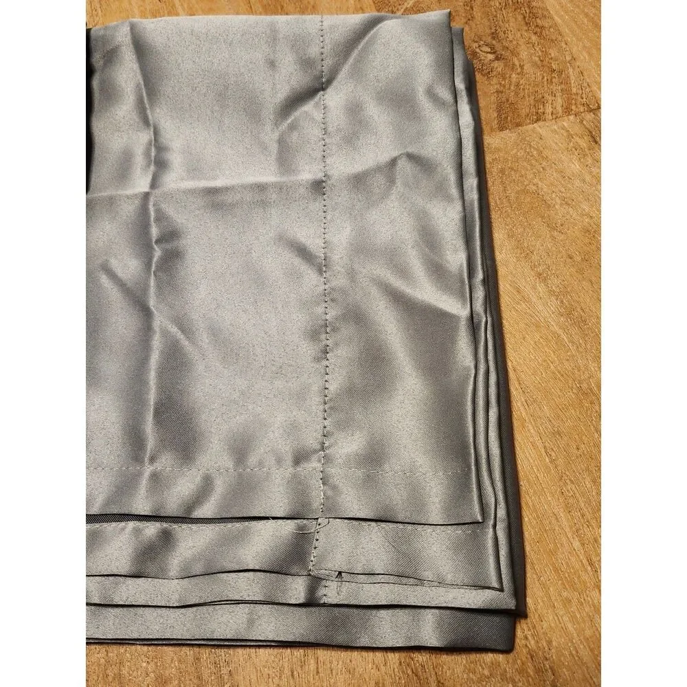 Grey Silver Standard Shower Curtain NWOT
